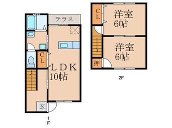 間取図 ２０１おさぎ