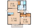 アベニール　Ａ棟の間取図
