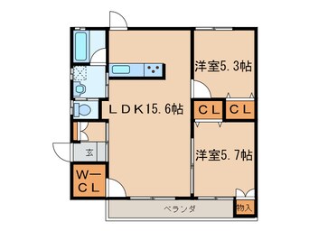 間取図 サニーランズ