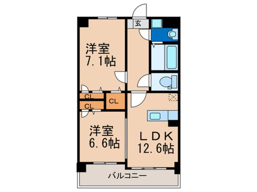 間取図 グート千早