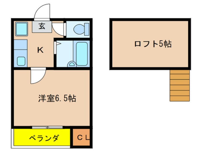 間取図 ピュア箱崎