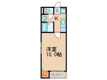 間取図 リテラ香椎Ⅰ