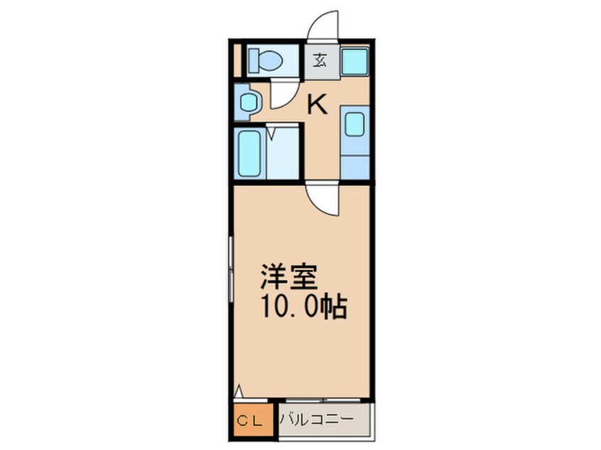 間取図 リテラ香椎Ⅰ