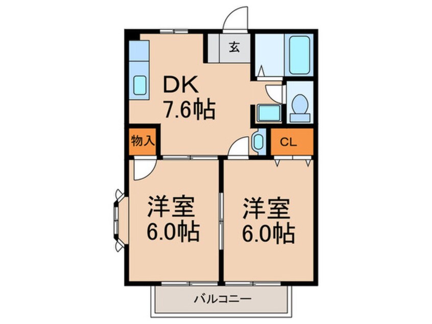 間取図 メゾンアジュレⅠ