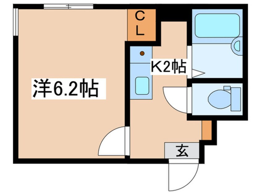 間取図 マンサーナ美園