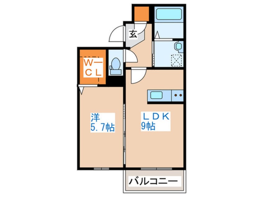 間取図 ストークト東区役所前