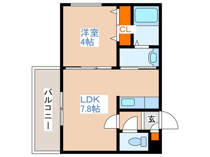 間取り図 クレアメゾン環状通東