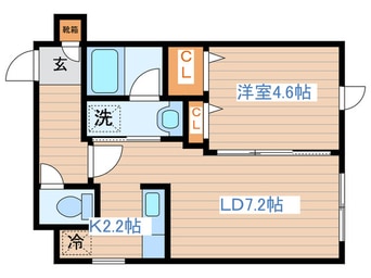 間取図 ブランノワ－ル中の島