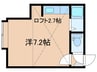 ハイムＧＩＴＺＯ 1Rの間取り