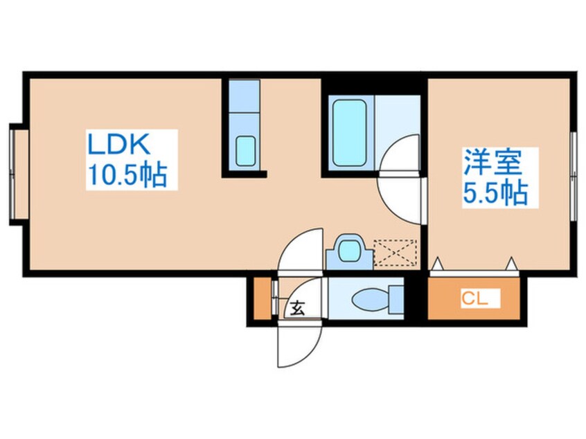 間取図 モアニュ－ストリ－ト
