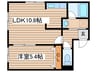 ヨンスト－ンズ北３４ 1LDKの間取り