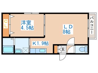 間取図 ＭＴガ－デン発寒南