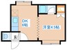 コーポ佐藤 1DKの間取り