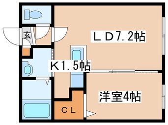 間取図 TSUBAKI SQUARE 静修学園前