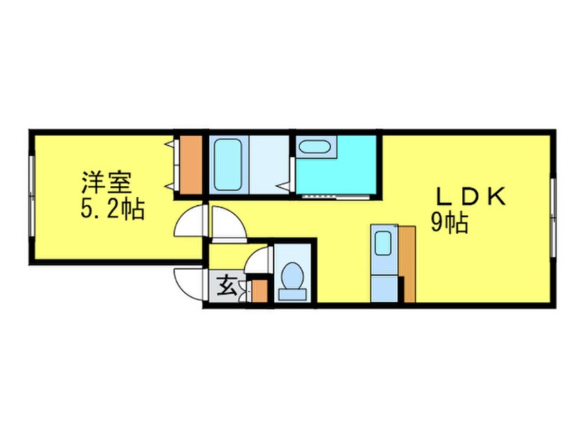 間取図 フィオーレミニ大通