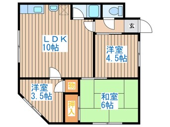 間取図 コーポふじ