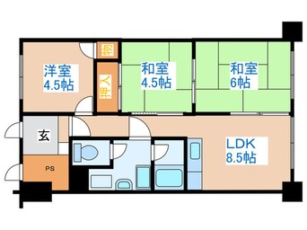 間取図 ﾄﾞﾐ-ﾙいけはた