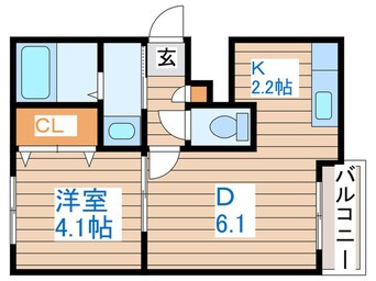間取図 ル・ファ－ル大通