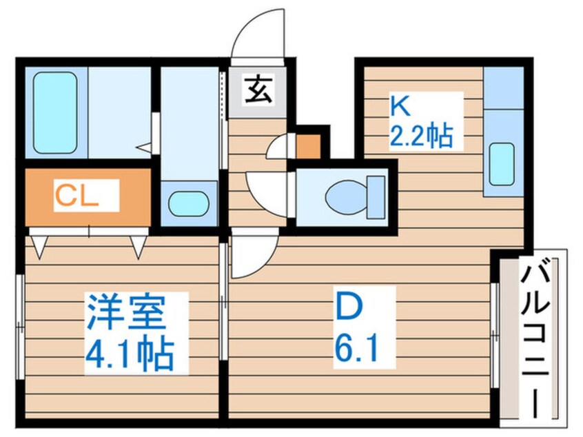 間取図 ル・ファ－ル大通