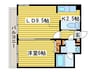 レインボータウン２４ 1LDKの間取り