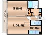 レインボータウン２４ 1LDKの間取り