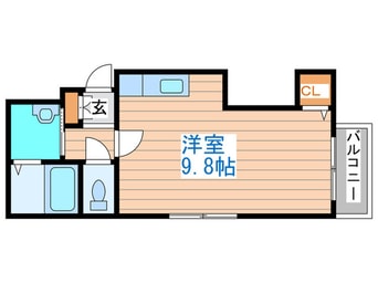 間取図 クロスティアＳ６Ｗ８