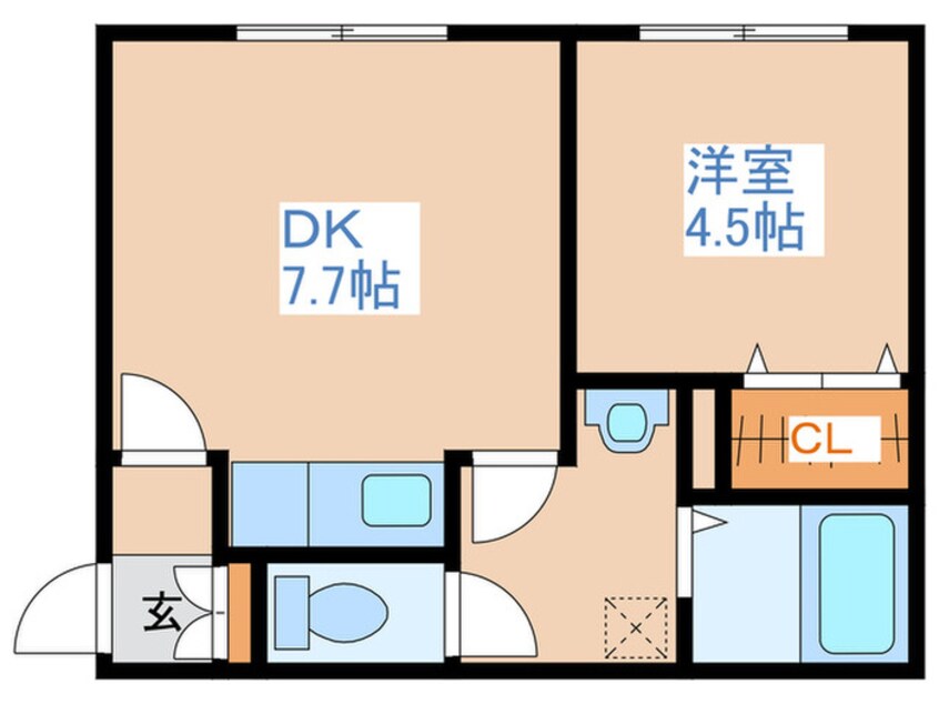 間取図 サウスポルト澄川