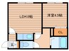 サウスポルト澄川 1LDKの間取り