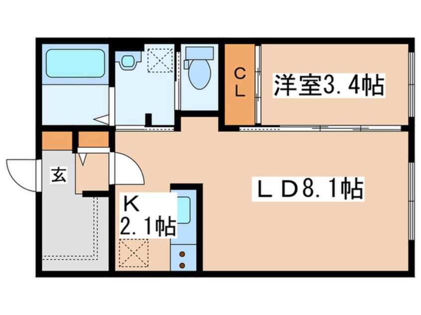 間取図 Kulta大通