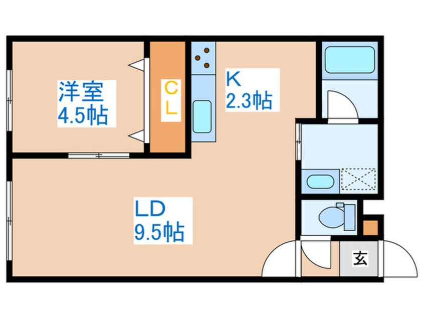 間取図 PROSPERITY手稲