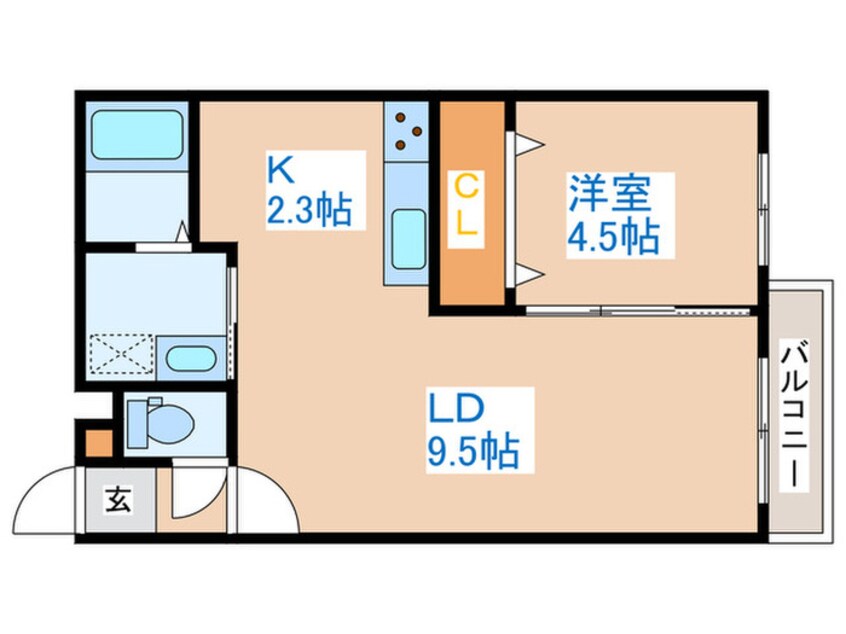 間取図 PROSPERITY手稲