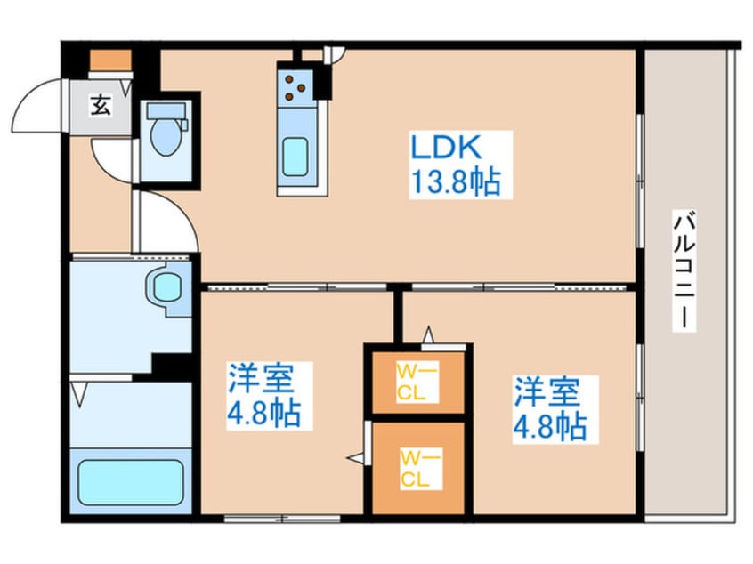 間取図 Aurelia琴似