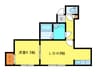 ライフステ－ジ菊水 1LDKの間取り