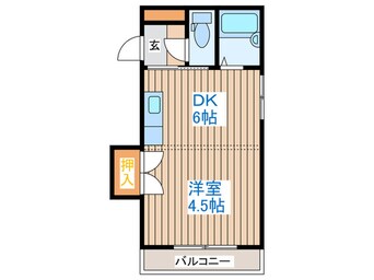 間取図 コ－ポ千花