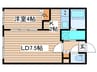 Maison Kamuy Park Front 1LDKの間取り