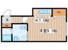 Prestige Sapporo 1Kの間取り