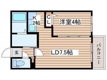間取図 ラフィーネ環状通東