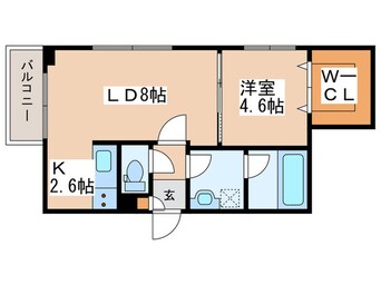 間取図 AXIS-WILL 323. 裏参道
