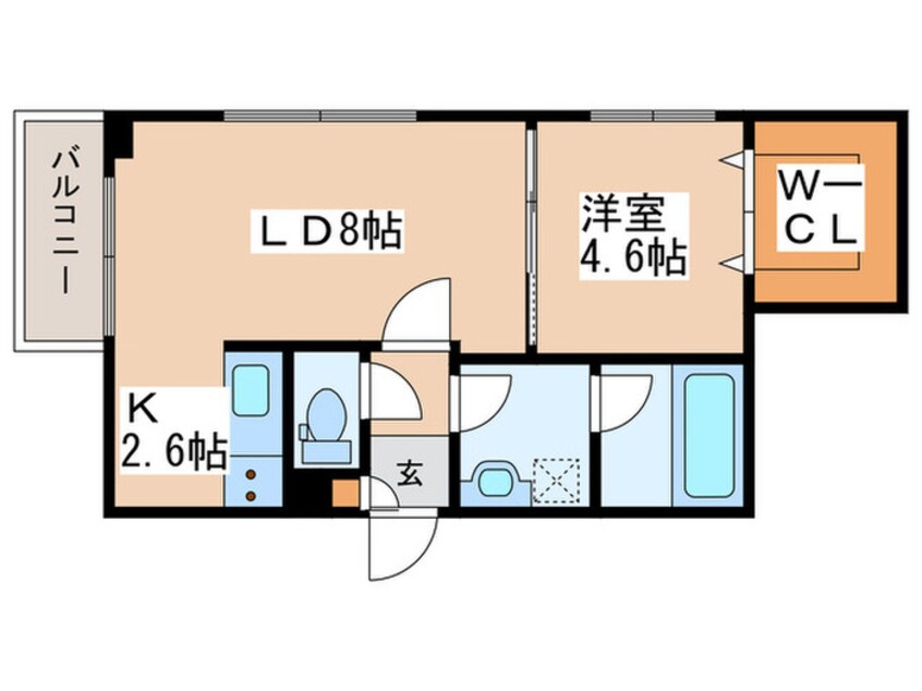 間取図 AXIS-WILL 323. 裏参道