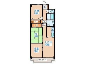 間取図 八条シャトー桂和