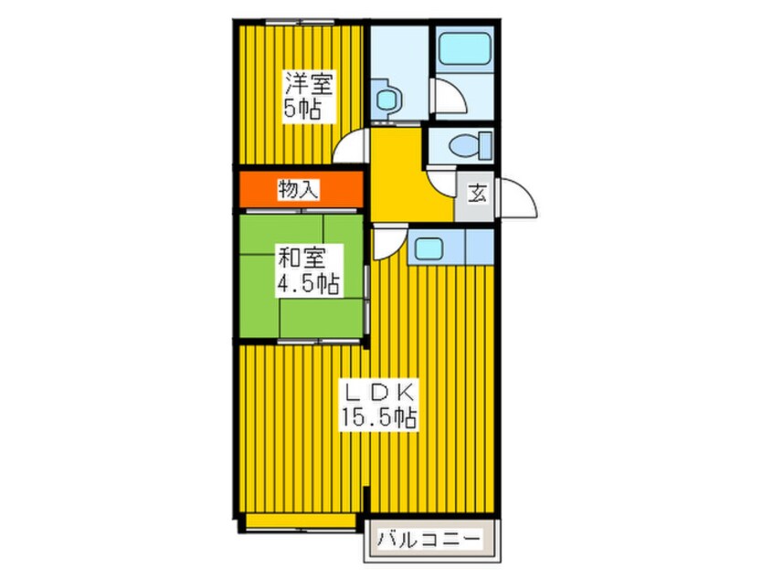 間取図 西野コートヴィレッジ