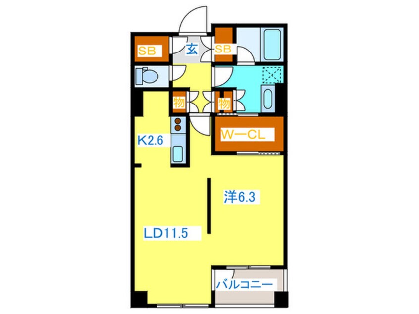 間取図 プライムメゾン大通公園