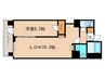 マストライフ南４条 1LDKの間取り
