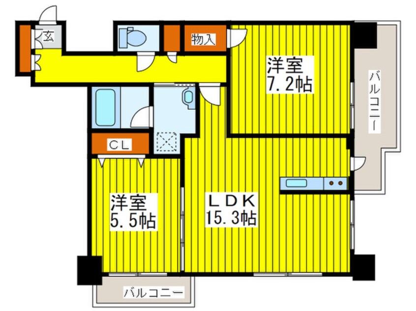 間取図 マストライフ南４条