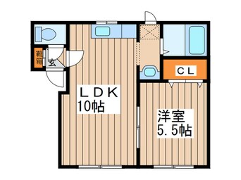 間取図 エクセラン月寒中央