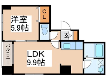 間取図 メヌエット南8条