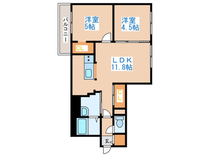 間取図 CASTELLO　DEL　SOLE