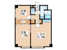 マンションＭＯＭＯ 2LDKの間取り