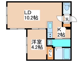 間取図 White spanker南郷7丁目