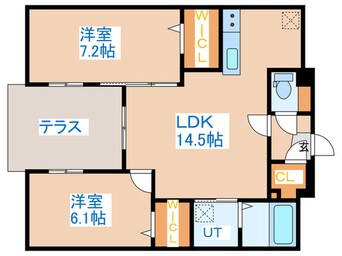 間取図 S-RESIDENCE大通東